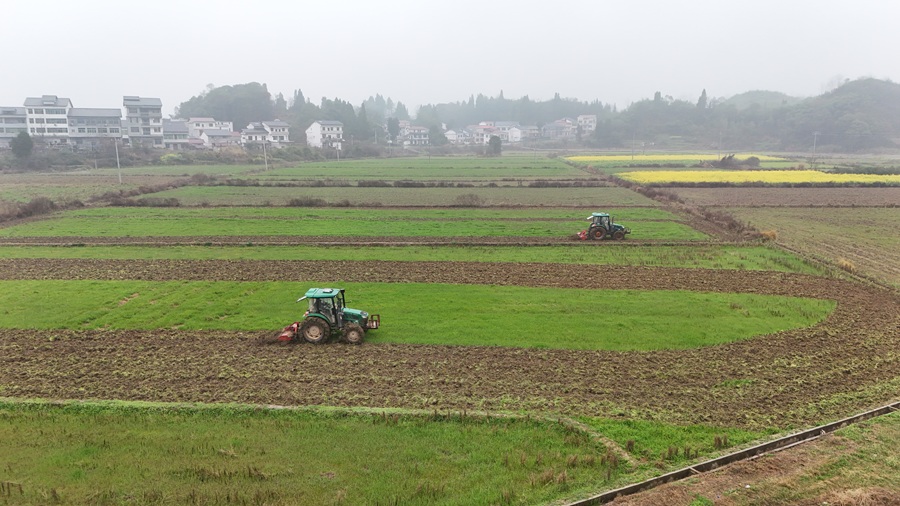 江西修水：抢抓农时春耕忙